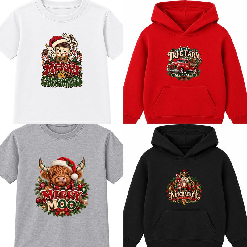 Adult Christmas T-Shirts & Hoodies - Magic Vinyl Prints