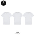 Heavyweight Organic 220gsm T-Shirts 3 Pack - 100% organic cotton 220gsm, Sizes S-2XL - White