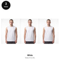 Tank Tops 3 Pack - 100% organic cotton 180gsm, Sizes S-2XL - White