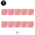 Bandanas 10 Pack - 100% recycled polyester, One Size - Pink