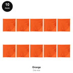 Bandanas 10 Pack - 100% recycled polyester, One Size - Orange