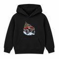 Christmas Monster Truck adult Christmas hoodie - Black