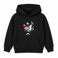 Breakdancing Snowman adult Christmas hoodie - Black