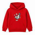 Breakdancing Snowman adult Christmas hoodie - Red