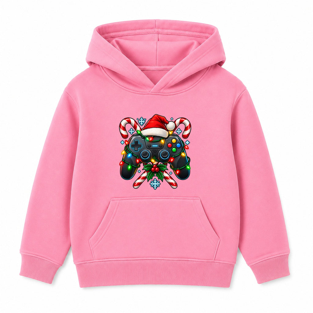 Christmas Game Controller adult Christmas hoodie - Pink