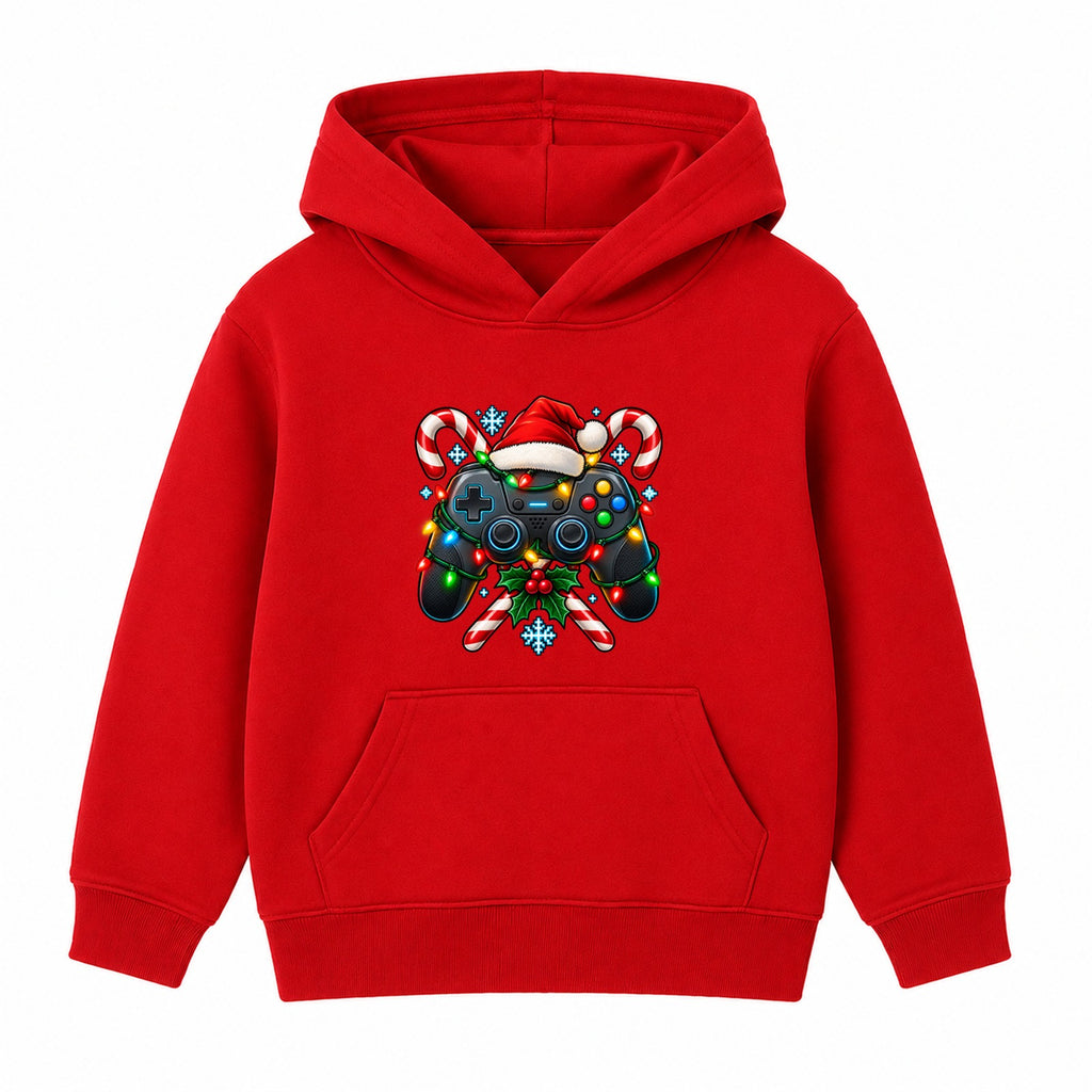 Christmas Game Controller adult Christmas hoodie - Red