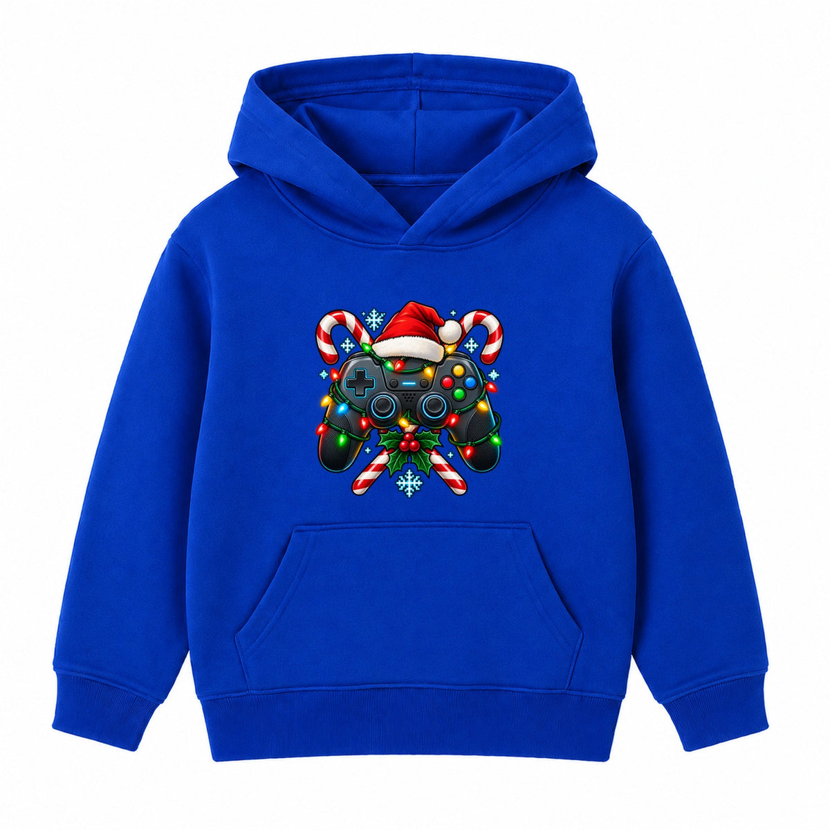 Christmas Game Controller adult Christmas hoodie - Royal Blue