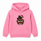 Resting Festive Face adult Christmas hoodie - Pink
