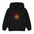 Velvet Bow Bells adult Christmas hoodie - Black