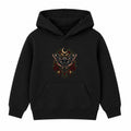 Gothic Christmas Moth adult Christmas hoodie - Black