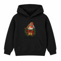 Christmas Robin adult Christmas hoodie - Black