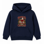Booked For Christmas adult Christmas hoodie - Navy