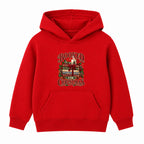 Booked For Christmas adult Christmas hoodie - Red