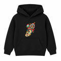 Gingerbread Rocket kids Christmas hoodie - Black