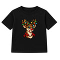 Star Shades Reindeer kids Christmas t-shirt - Black