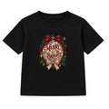 Merry & Bright Disco Bauble adult Christmas t-shirt - Black