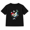Breakdancing Snowman adult Christmas t-shirt - Black