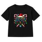 Christmas Game Controller adult Christmas t-shirt - Black