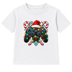Christmas Game Controller adult Christmas t-shirt - White