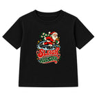 Sleigh All Day Skater adult Christmas t-shirt - Black