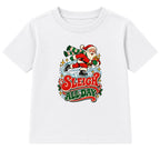 Sleigh All Day Skater adult Christmas t-shirt - White