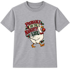Probably On The Naughty List adult Christmas t-shirt - Heather Grey