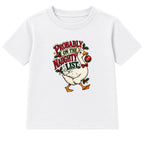 Probably On The Naughty List adult Christmas t-shirt - White