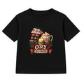 Cozy Season adult Christmas t-shirt - Black