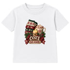 Cozy Season adult Christmas t-shirt - White
