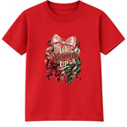 All Wrapped Up adult Christmas t-shirt - Red