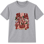 Fa La La Fabulous adult Christmas t-shirt - Heather Grey