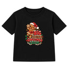 Big Sister Christmas Crew kids Christmas t-shirt - Black