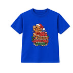 Big Sister Christmas Crew kids Christmas t-shirt - Blue