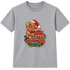 Big Sister Christmas Crew kids Christmas t-shirt - Heather Grey