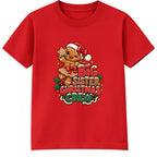 Big Sister Christmas Crew kids Christmas t-shirt - Red