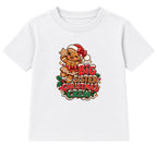 Big Sister Christmas Crew kids Christmas t-shirt - White