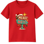 Merry Motel adult Christmas t-shirt - Red