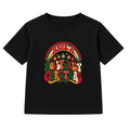 Holly Jolly Christmas adult Christmas t-shirt - Black