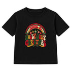 Holly Jolly Christmas adult Christmas t-shirt - Black