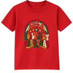 Holly Jolly Christmas adult Christmas t-shirt - Red