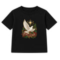 Peace On Earth adult Christmas t-shirt - Black
