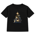 Nativity Silhouette adult Christmas t-shirt - Black