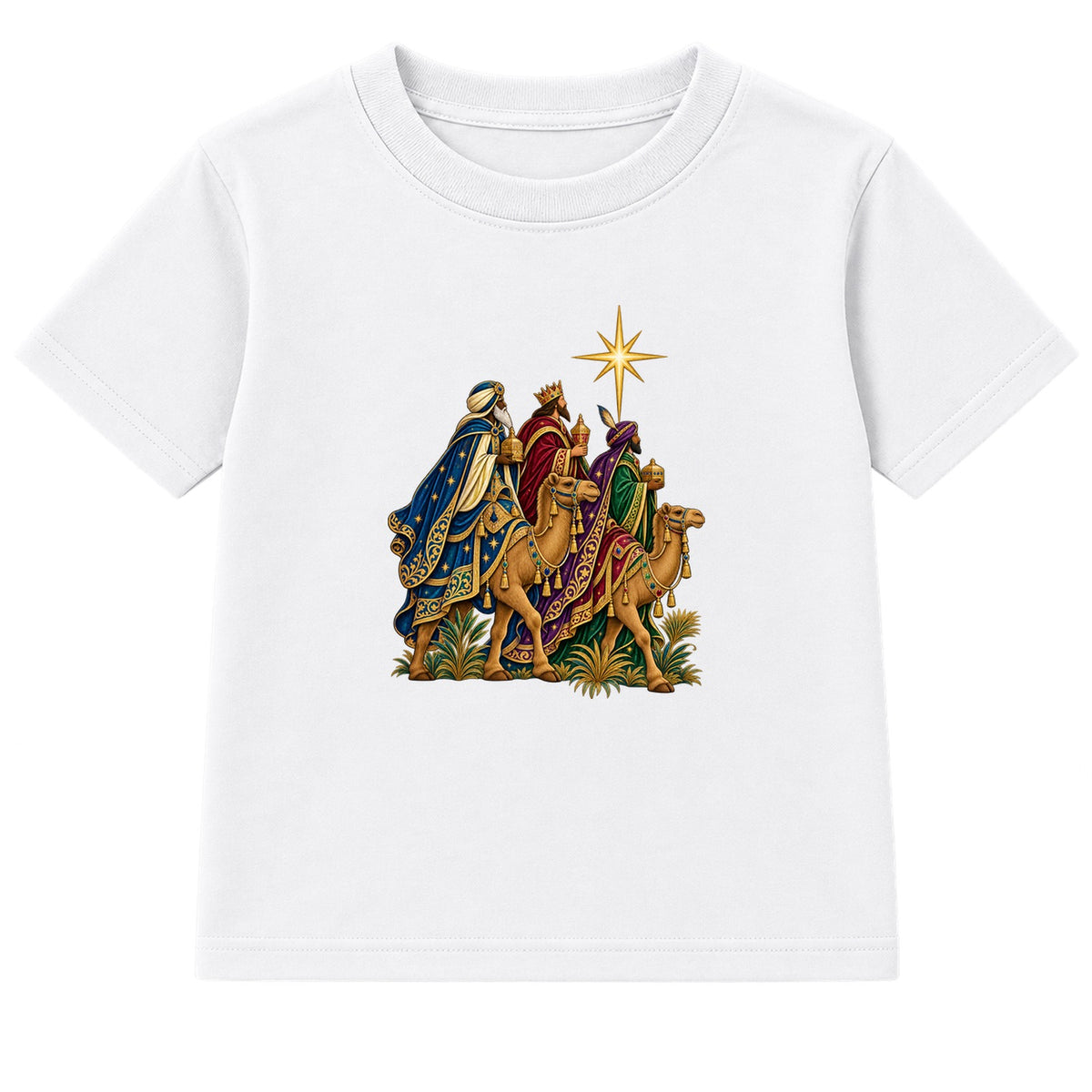 Three Wise Men adult Christmas t-shirt - White