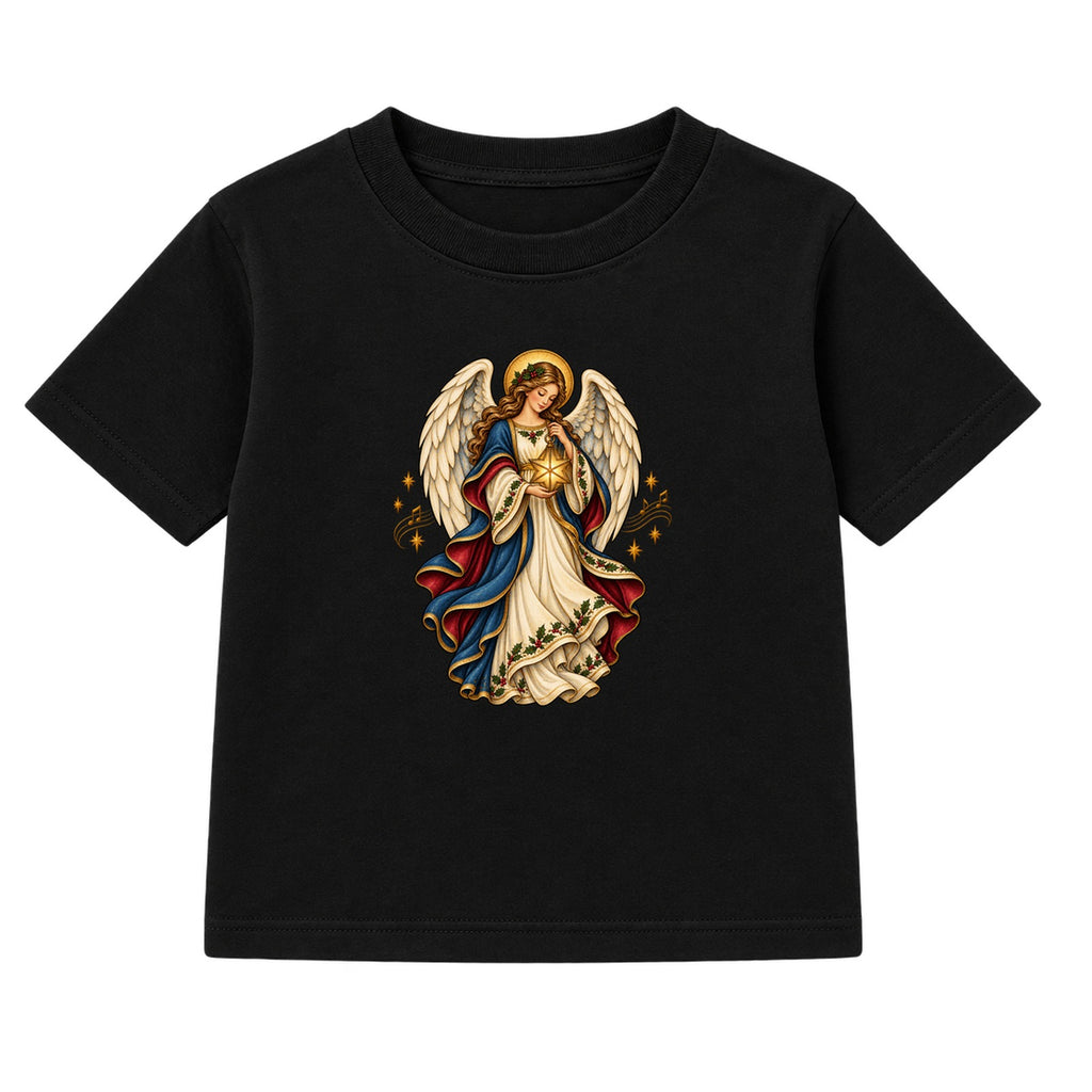 Christmas Angel adult Christmas t-shirt - Black