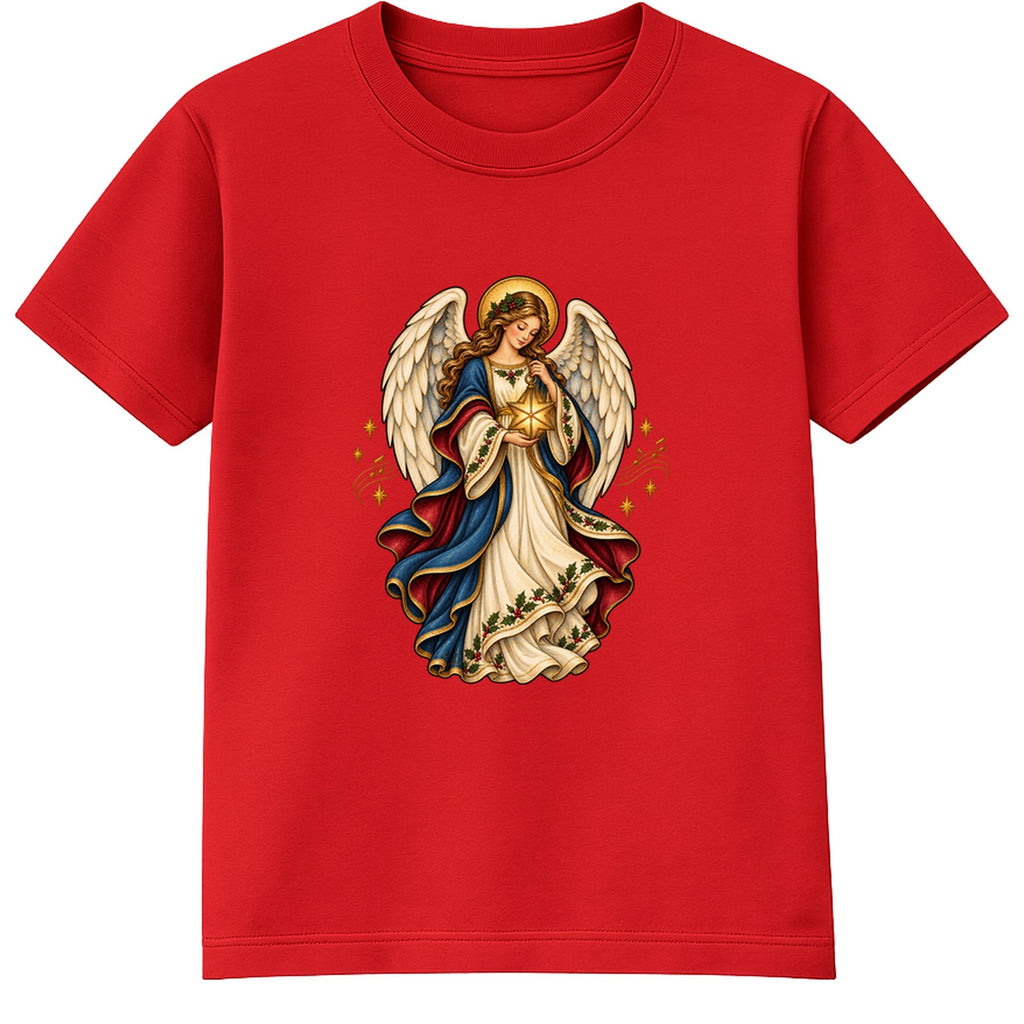 Christmas Angel adult Christmas t-shirt - Red