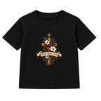 Faith Hope Love adult Christmas t-shirt - Black