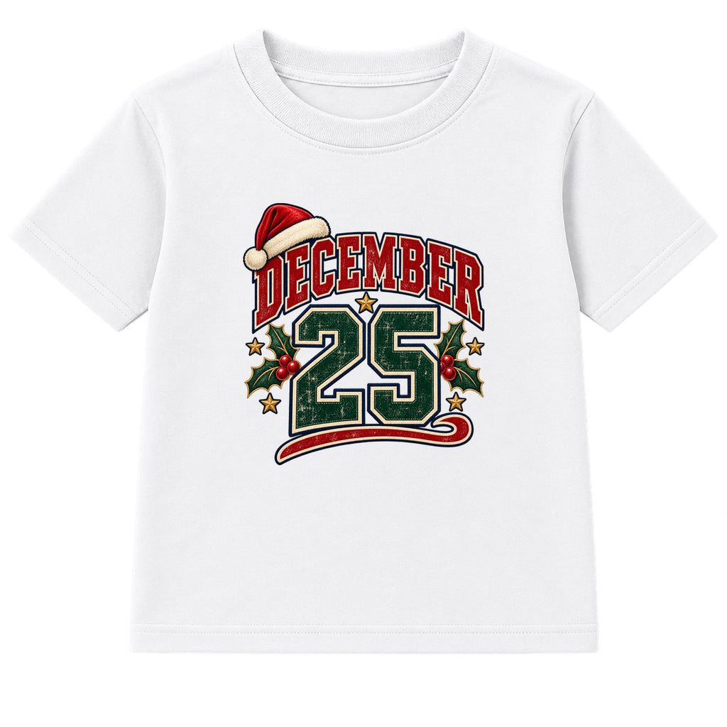 December 25 adult Christmas t-shirt - White