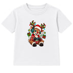 Gamer Reindeer kids Christmas t-shirt - White
