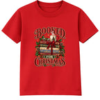 Booked For Christmas adult Christmas t-shirt - Red