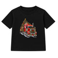 Christmas Big Rig adult Christmas t-shirt - Black